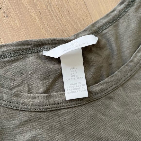 Women’s H&M maternity EUC babydoll T-shirt - size large - Picture 3 of 3